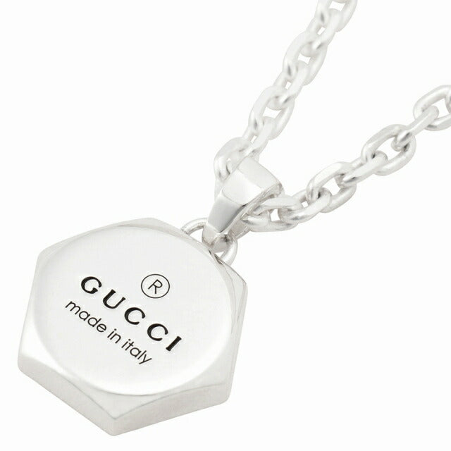 グッチ GUCCI TRADEMARK NECKLACE ネックレス 779175-J8400-8106 レディース シルバー WQ00051680