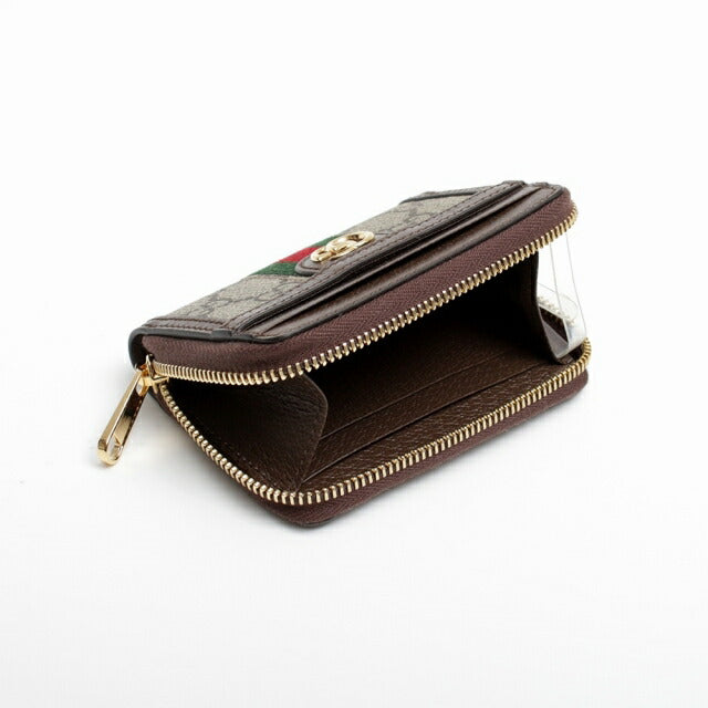 グッチ GUCCI Ophidia カードケース 658552-96IWG-8745 小銭入れ ファスナー ジップ コインパース レディース メンズ ベージュ WQ00051753