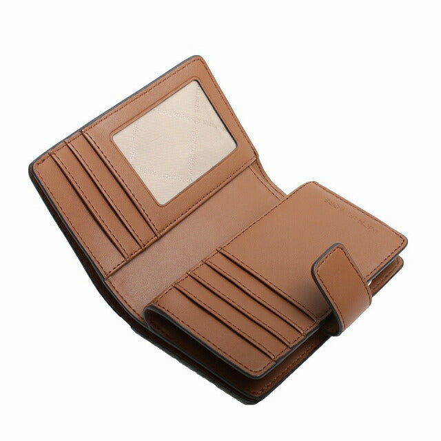 マイケルコース MICHAEL KORS JET SET TRAVEL BIFLD ZIP COIN WLLET 二つ折り財布 35F8GTVF2B-BROWN レディース ブラウン WQ00052046