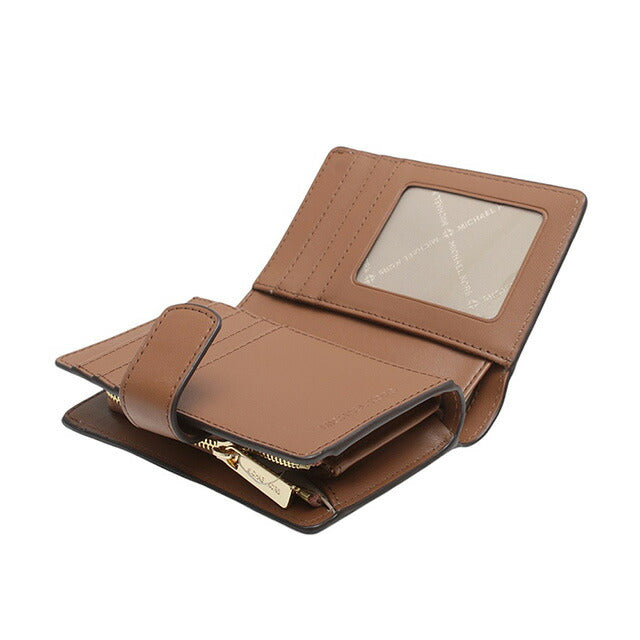マイケルコース MICHAEL KORS JET SET TRAVEL BIFLD ZIP COIN WLLET 二つ折り財布 35F8GTVF2B-VANILLA レディース バニラ WQ00052047