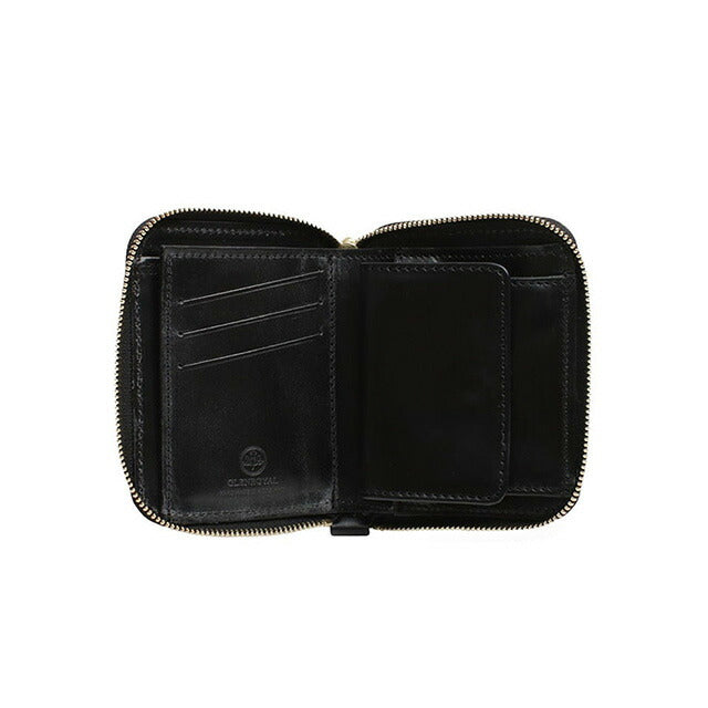 グレンロイヤル GLENROYAL ZIP AROUND SMALL WALLET 二つ折り財布 03-5866-BLACK メンズ レディース NEW BLACK WQ00052415