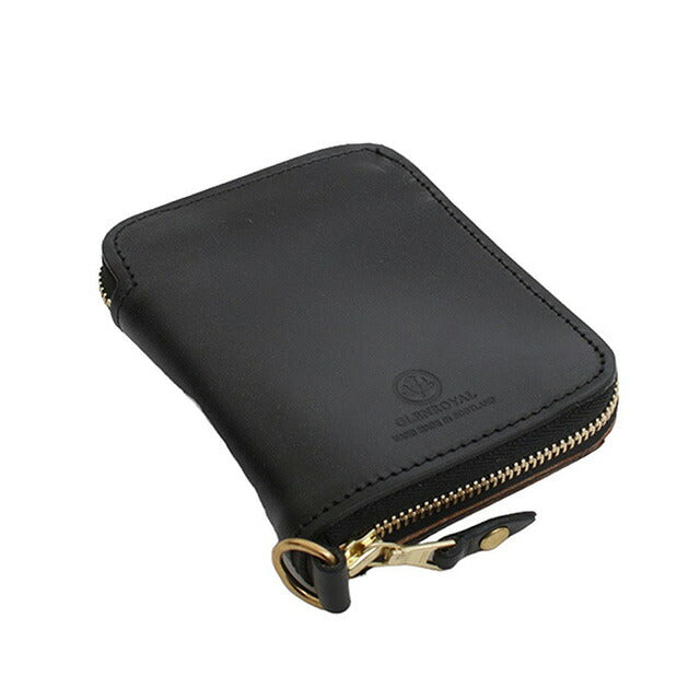 グレンロイヤル GLENROYAL ZIP AROUND SMALL WALLET 二つ折り財布 03-5866-BLACK メンズ レディース NEW BLACK WQ00052415