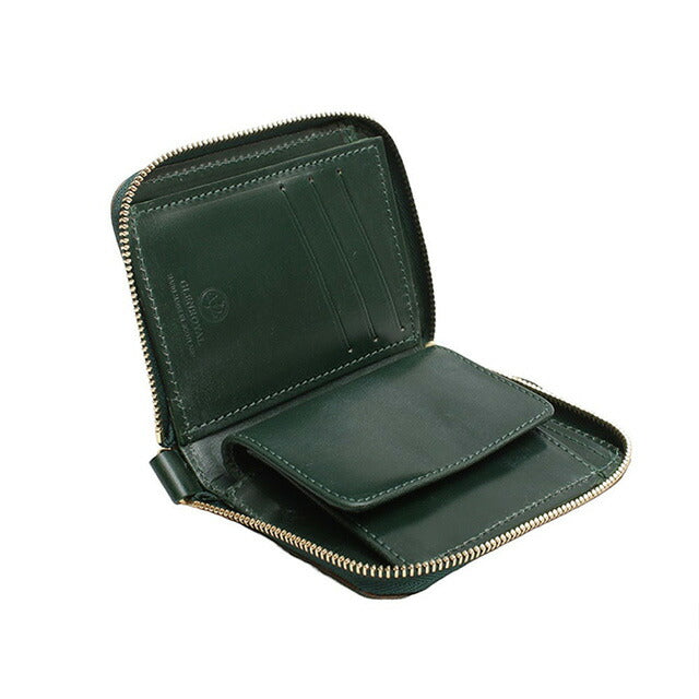 グレンロイヤル GLENROYAL ZIP AROUND SMALL WALLET 二つ折り財布 03-5866-GREEN メンズ レディース BOTTLE GREEN WQ00052416