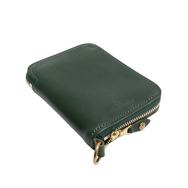 グレンロイヤル GLENROYAL ZIP AROUND SMALL WALLET 二つ折り財布 03-5866-GREEN メンズ レディース BOTTLE GREEN WQ00052416