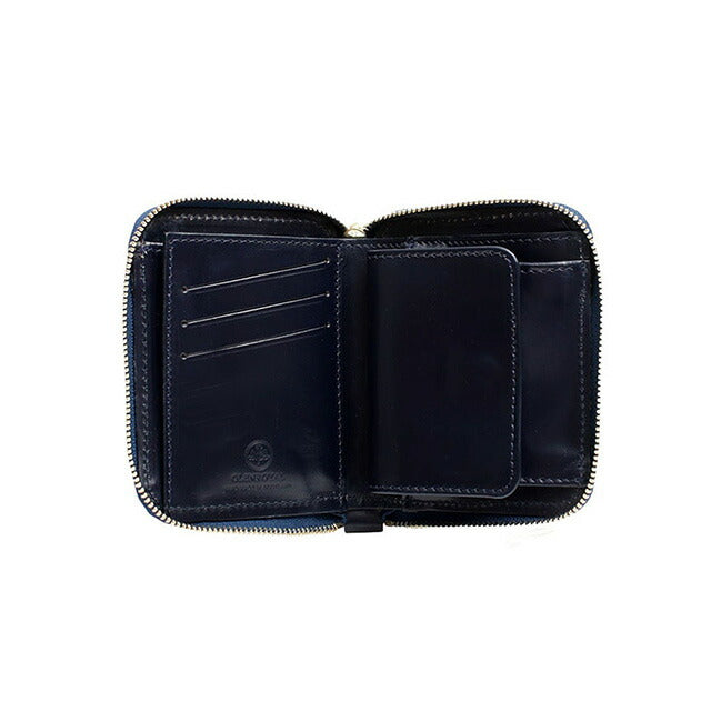 グレンロイヤル GLENROYAL ZIP AROUND SMALL WALLET 二つ折り財布 03-5866-DBL メンズ レディース DARK BLUE WQ00052417