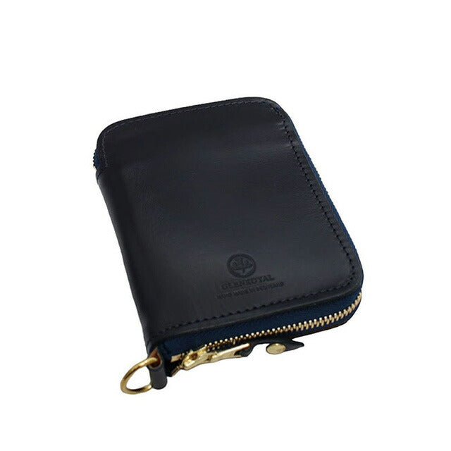 グレンロイヤル GLENROYAL ZIP AROUND SMALL WALLET 二つ折り財布 03-5866-DBL メンズ レディース DARK BLUE WQ00052417