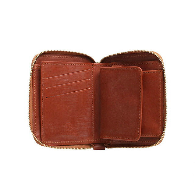 グレンロイヤル GLENROYAL ZIP AROUND SMALL WALLET 二つ折り財布 03-5866-TAN メンズ レディース OXFORD TAN WQ00052418