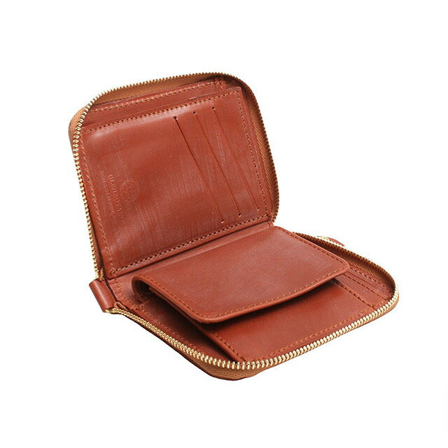 グレンロイヤル GLENROYAL ZIP AROUND SMALL WALLET 二つ折り財布 03-5866-TAN メンズ レディース OXFORD TAN WQ00052418