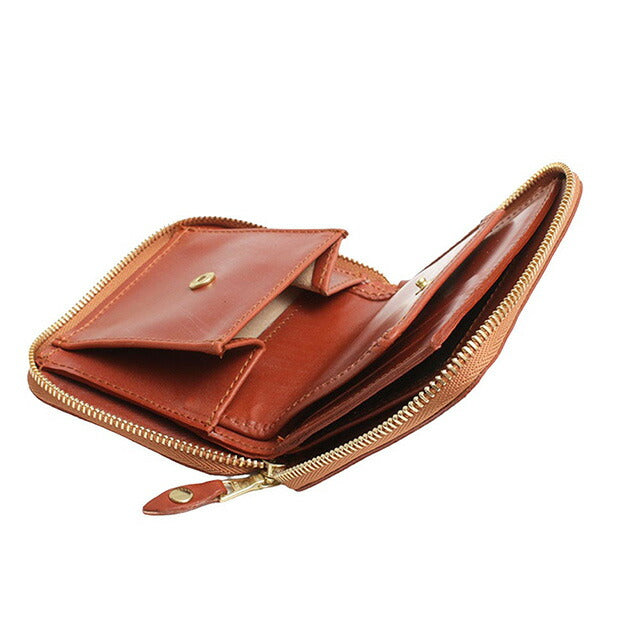 グレンロイヤル GLENROYAL ZIP AROUND SMALL WALLET 二つ折り財布 03-5866-TAN メンズ レディース OXFORD TAN WQ00052418