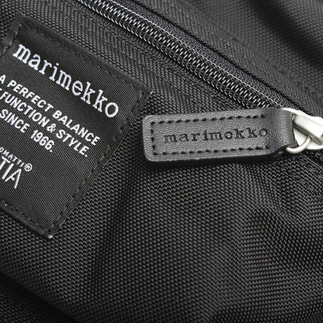 マリメッコ MARIMEKKO ROADIE MY THINGS BAG ショルダーバッグ 092519-999 レディース ブラック WQ00052530
