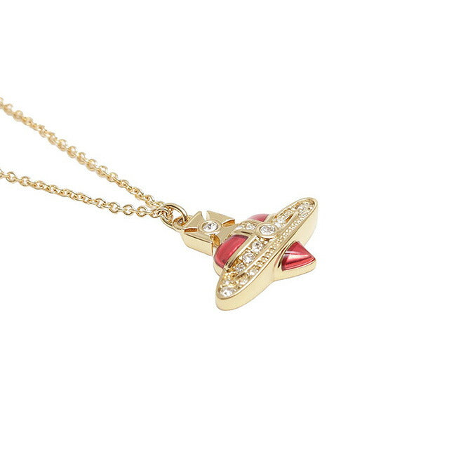 ヴィヴィアンウエストウッド VIVIENNE WESTWOOD DIAMANTE HEART ネックレス 630203BM-02R654-SHOPPER レディース ゴールド WQ00052591
