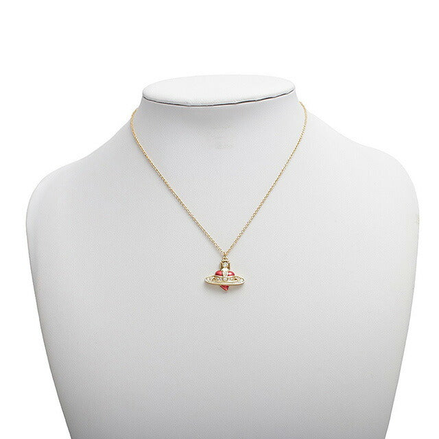 ヴィヴィアンウエストウッド VIVIENNE WESTWOOD DIAMANTE HEART ネックレス 630203BM-02R654-SHOPPER レディース ゴールド WQ00052591