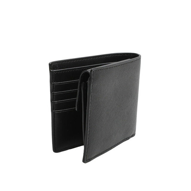 マイケルコース MICHAEL KORS 折りたたみ財布 二つ折り財布 ウォレット 36S4LHRF3L-BLACK メンズ ブラック WQ00052594