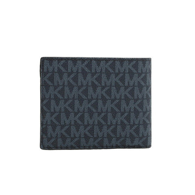 マイケルコース MICHAEL KORS 折りたたみ財布 二つ折り財布 ウォレット 36U9LCRF3B-ADMRL-PLBLUE メンズ ブルー ネイビー 紺 MK WQ00052596