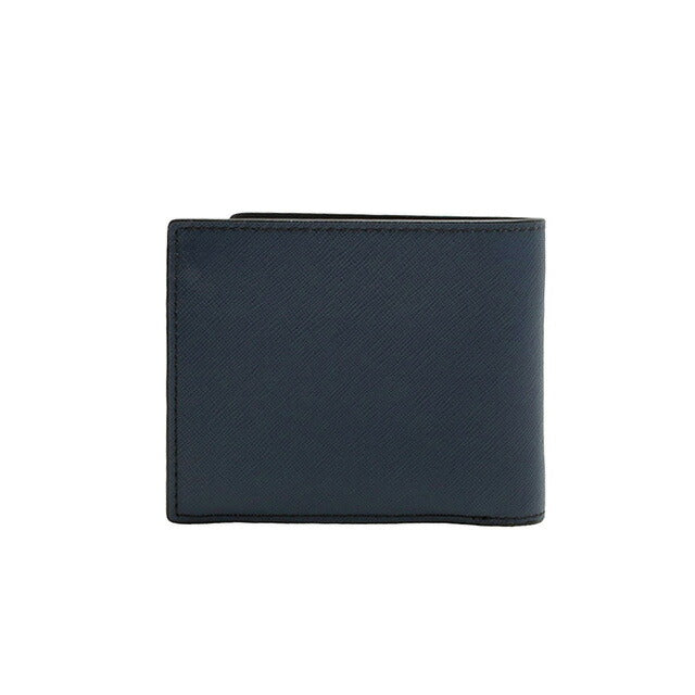 マイケルコース MICHAEL KORS 折りたたみ財布 二つ折り財布 ウォレット 36U9LHRF3L-NAVY メンズ ネイビー 紺 WQ00052598