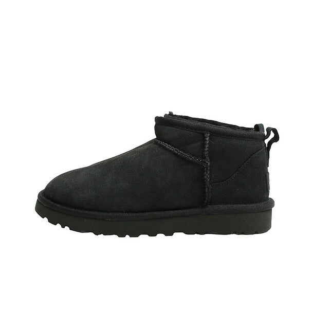 アグ UGG Classic Ultra Mini クラシックウルトラミニ ムートンブーツ 1116109-BLACK-6 レディース black 23.0cm 靴 WQ00052681
