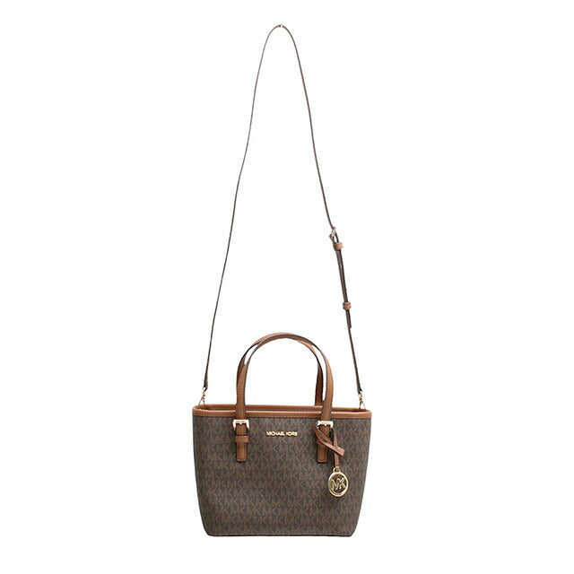 マイケルコース MICHAEL KORS JET SET TRAVEL XS CRYAL CONV TZ TOTE トートバッグ 35T9GTVT0B-BROWN レディース ブラウン WQ00052792