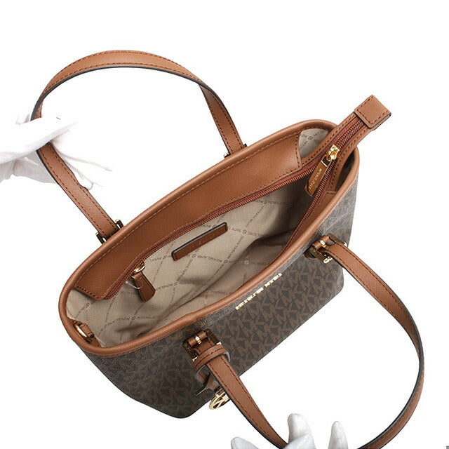 マイケルコース MICHAEL KORS JET SET TRAVEL XS CRYAL CONV TZ TOTE トートバッグ 35T9GTVT0B-BROWN レディース ブラウン WQ00052792