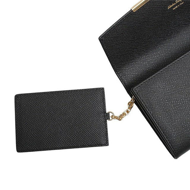 フェラガモ FERRAGAMO 長財布 22D150-683312 レディース ブラック ウォレット WQ00052829