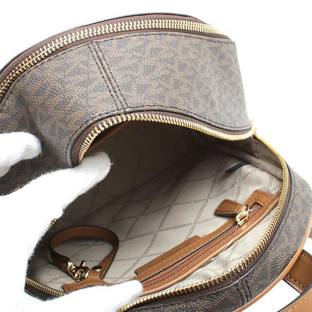 マイケルコース MICHAEL KORS RHEA ZIP MD BACKPACK リュック 30S7GEZB1B-200-BROWN MK レディース ブラウン WQ00052839