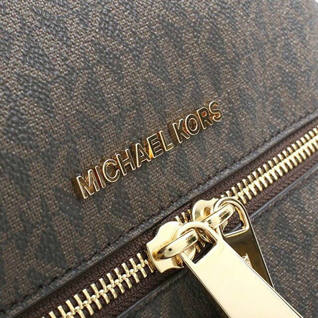 マイケルコース MICHAEL KORS RHEA ZIP MD BACKPACK リュック 30S7GEZB1B-200-BROWN MK レディース ブラウン WQ00052839