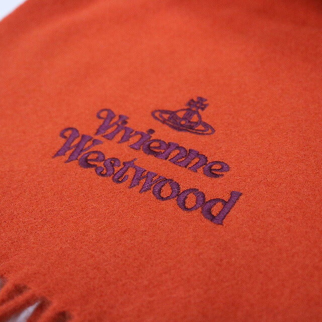 ヴィヴィアンウエストウッド VIVIENNE WESTWOOD マフラー 24-W00Q7-C409 レディース メンズ テラコッタ マフラー WQ00052969