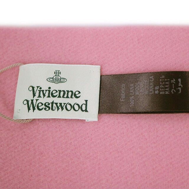 ヴィヴィアンウエストウッド VIVIENNE WESTWOOD マフラー 24-W00Q7-G401 レディース メンズ ピンク マフラー WQ00052970