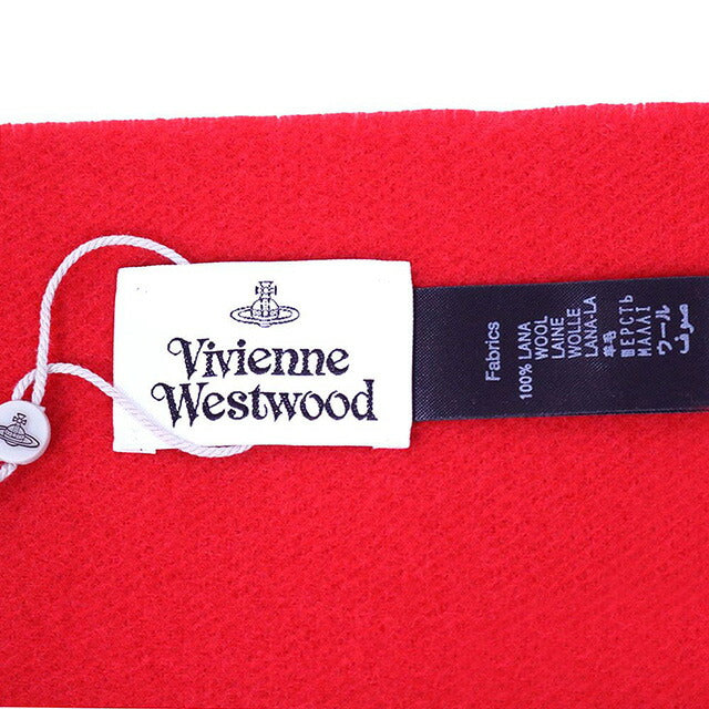 ヴィヴィアンウエストウッド VIVIENNE WESTWOOD マフラー 24-W00Q7-H401 レディース メンズ レッド マフラー WQ00052972