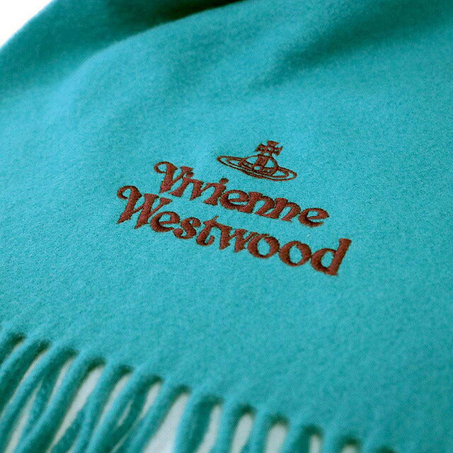 ヴィヴィアンウエストウッド VIVIENNE WESTWOOD マフラー 24-W00Q7-L404 レディース メンズ ターコイズ マフラー WQ00052975