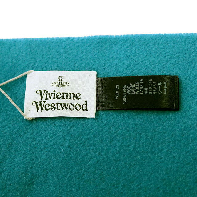 ヴィヴィアンウエストウッド VIVIENNE WESTWOOD マフラー 24-W00Q7-L404 レディース メンズ ターコイズ マフラー WQ00052975
