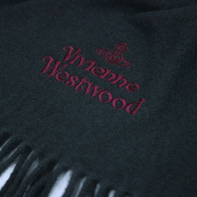 ヴィヴィアンウエストウッド VIVIENNE WESTWOOD マフラー 24-W00Q7-P408 レディース メンズ ダークグレー マフラー WQ00052977