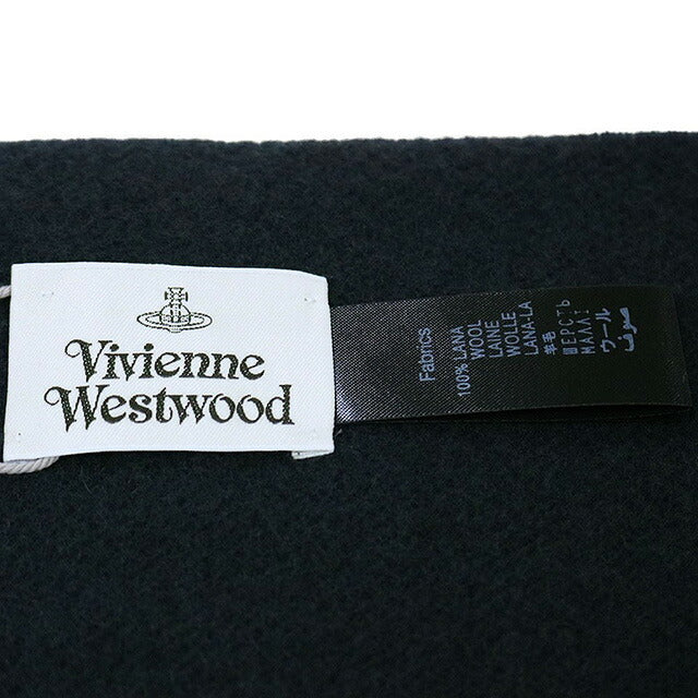 ヴィヴィアンウエストウッド VIVIENNE WESTWOOD マフラー 24-W00Q7-P408 レディース メンズ ダークグレー マフラー WQ00052977