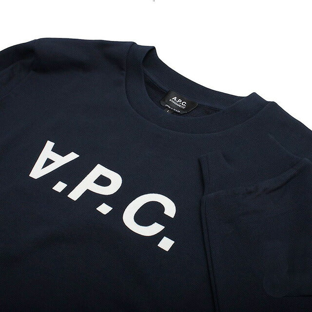 アーペーセー A.P.C. SWEAT STANDARD GRAND VPC トレーナー M27907-COHBN-TIQ-M メンズ レディース ネイビー スウェット WQ00053080