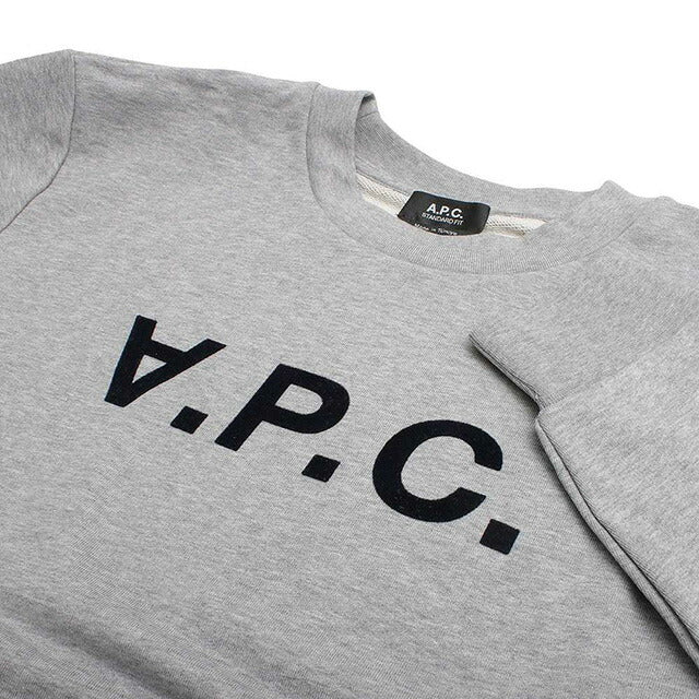 アーペーセー A.P.C. SWEAT STANDARD GRAND VPC トレーナー M27907-COHBN-TPI-L メンズ レディース グレー スウェット WQ00053084