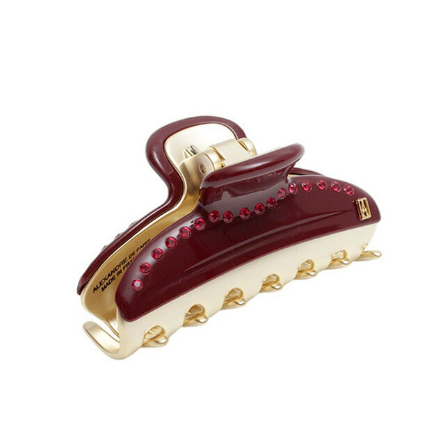 アレクサンドルドゥパリ ALEXANDRE DE PARIS VENDOME ヘアクリップ ICCM-15571-03B2-BORDEAUX-2608 レディース ヘアアクセ ボルドー WQ00053221