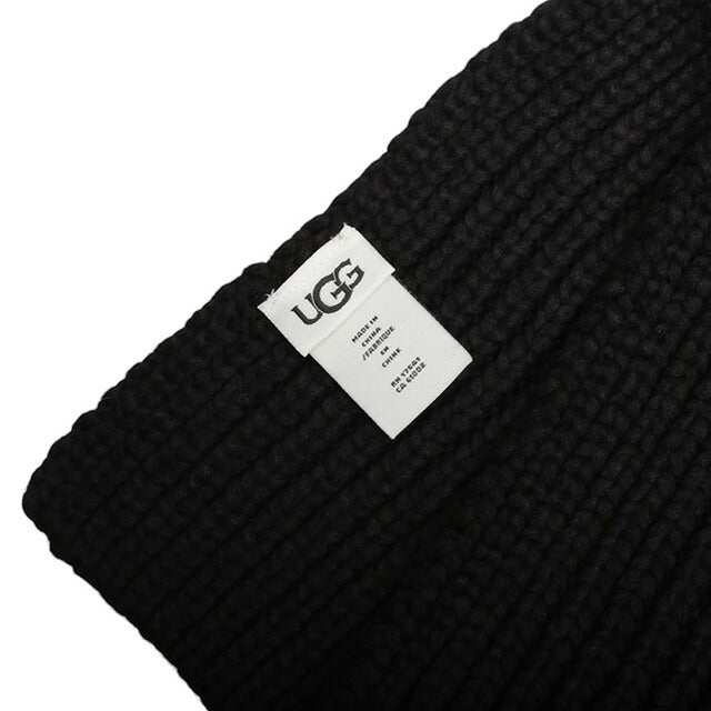 アグ UGG Chunky Rib Scarf マフラー 101106-BLK レディース メンズ ブラック マフラー WQ00054065