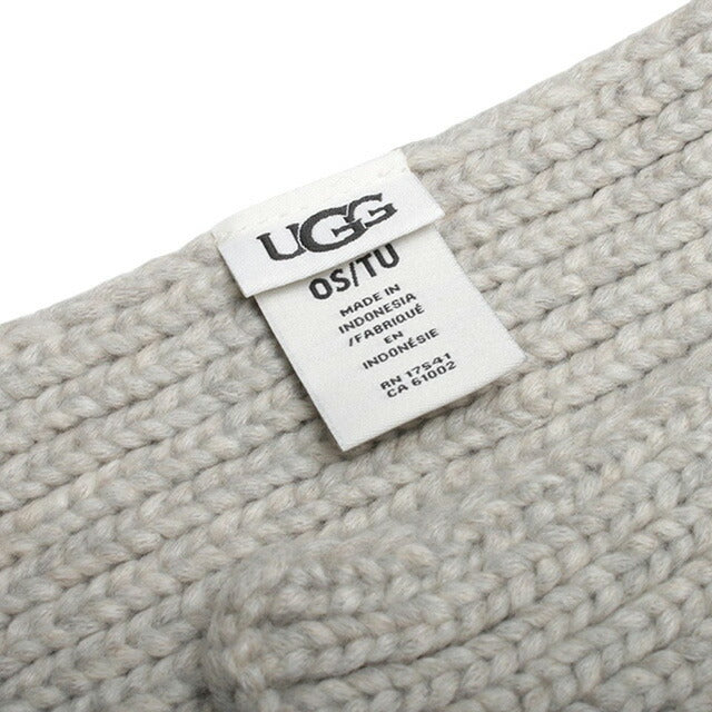 アグ UGG Chunky Rib Scarf マフラー 101106-LGRY レディース メンズ ライトグレー マフラー WQ00054067