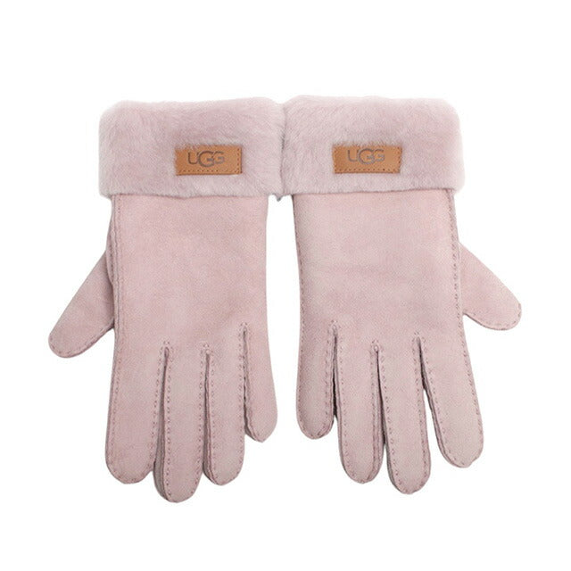 アグ UGG Turn Cuff Glove 手袋 17369-AHN レディース S シープスキン ピンク 手袋 WQ00054069