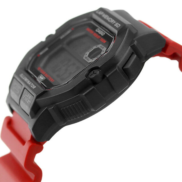カシオ CASIO チプカシ チープカシオ クオーツ WS-1400H-4AV 海外モデル メンズ 腕時計 casio レッド 赤 WS-1400H-4AVDF