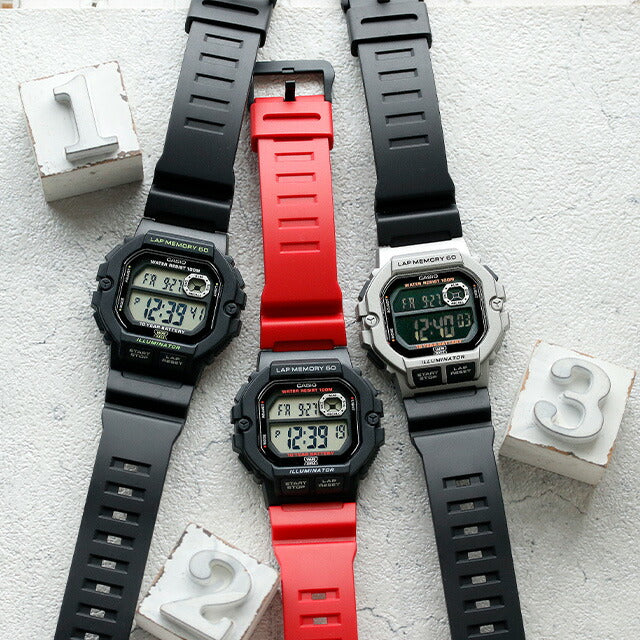 カシオ チープカシオ CASIO クォーツ 電池式 WS-1400H 海外モデル メンズ チプカシ 腕時計 ブランド カシオ casio デジタル ブラック アイボリー 選べるモデル WS-1400H