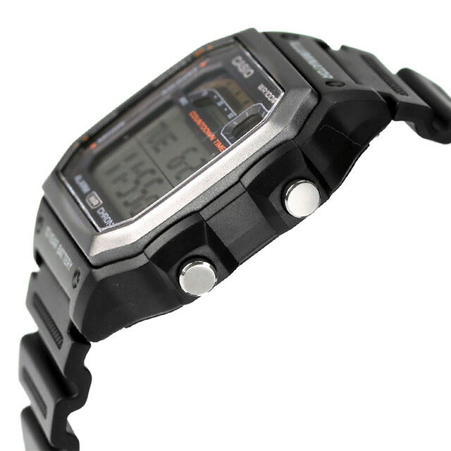 カシオ CASIO チプカシ WS-1600H-1AV 海外モデル メンズ 腕時計 カシオ casio デジタル ブラック 黒 WS-1600H-1AVDF