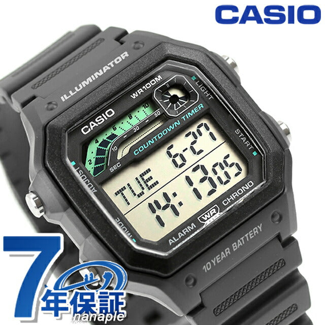 カシオ CASIO チプカシ WS-1600H-8AV 海外モデル メンズ 腕時計 カシオ casio デジタル ダークグレー WS-1600H-8AVDF