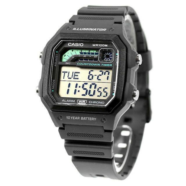 カシオ CASIO チプカシ WS-1600H-8AV 海外モデル メンズ 腕時計 カシオ casio デジタル ダークグレー WS-1600H-8AVDF