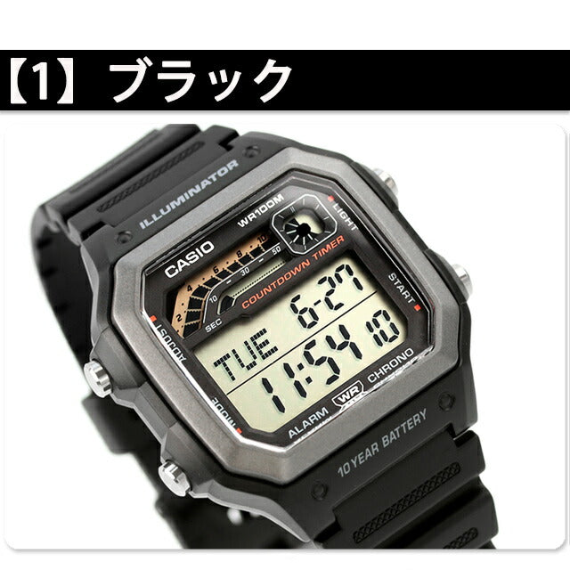 カシオ チプカシ CASIO WS-1600H 海外モデル メンズ 腕時計 カシオ casio デジタル 選べるモデル WS-1600H