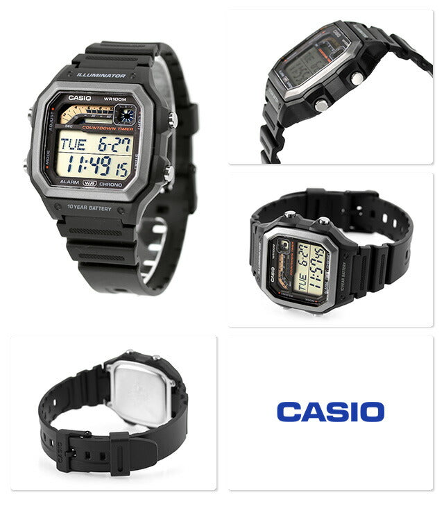 カシオ チプカシ CASIO WS-1600H 海外モデル メンズ 腕時計 カシオ casio デジタル 選べるモデル WS-1600H