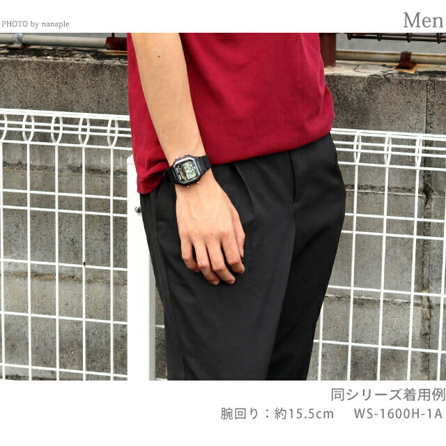 カシオ CASIO チプカシ WS-1600H-2AV 海外モデル メンズ 腕時計 カシオ casio デジタル ネイビー WS-1600H-2AVDF