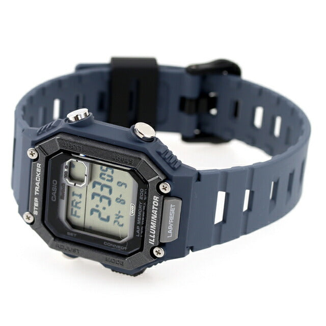 カシオ CASIO WS-B1000-2AV スタンダード チプカシ Bluetooth 海外モデル メンズ 腕時計 ブランド カシオ casio デジタル ネイビー WS-B1000-2AVDF