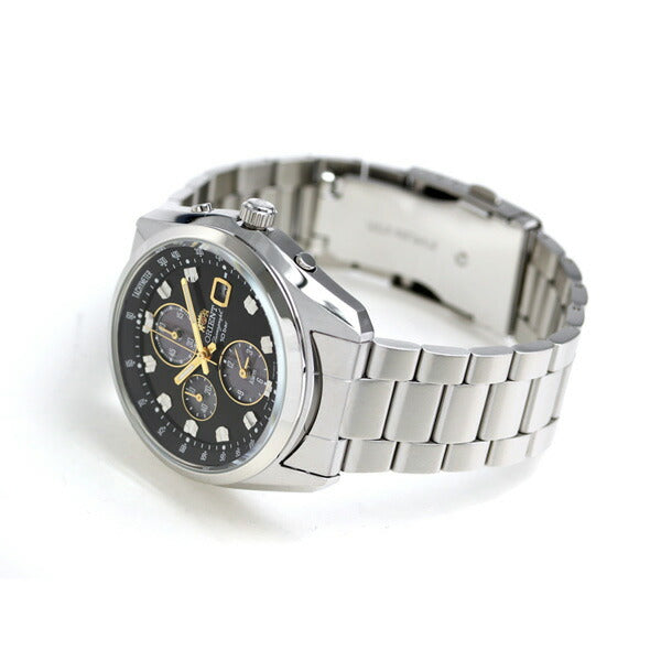オリエント ネオセブンティーズ ホライズン 42mm ソーラー WV0091TY クロノグラフ 腕時計 メンズ ブラック SPORTS WV0091TY