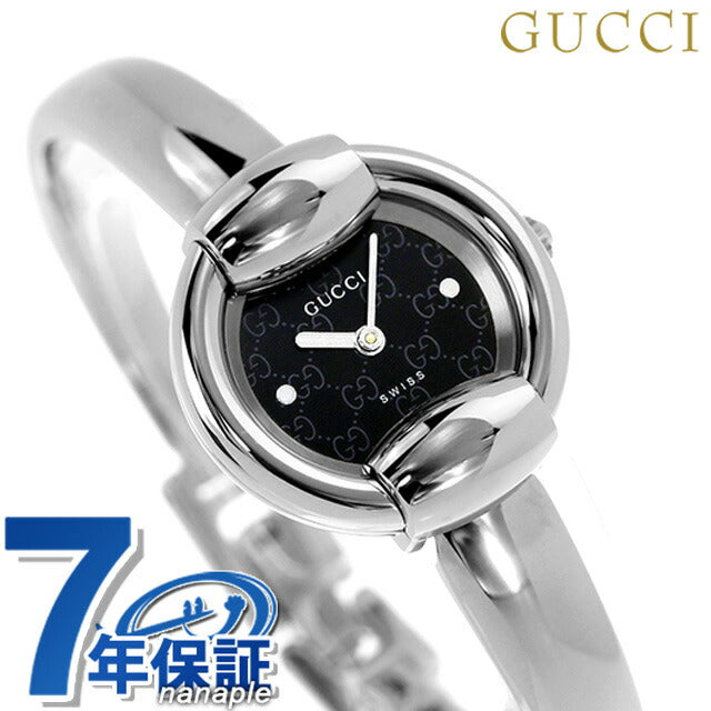 GUCCI グッチ バングル 時計 1400 レディース ブラック YA014511 YA014511
