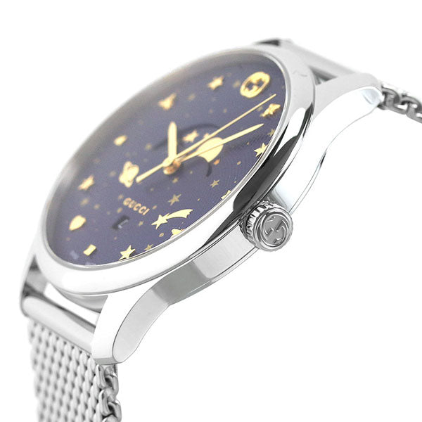 グッチ 時計 メンズ 腕時計 ブランドムーンフェイズ YA126328 G-TIMELESS ブルー YA126328